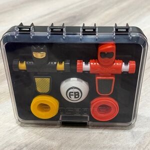 Fat Brain Toys Foosbots 2-Pack Tabletop Soccer Game Foosball Finger Game